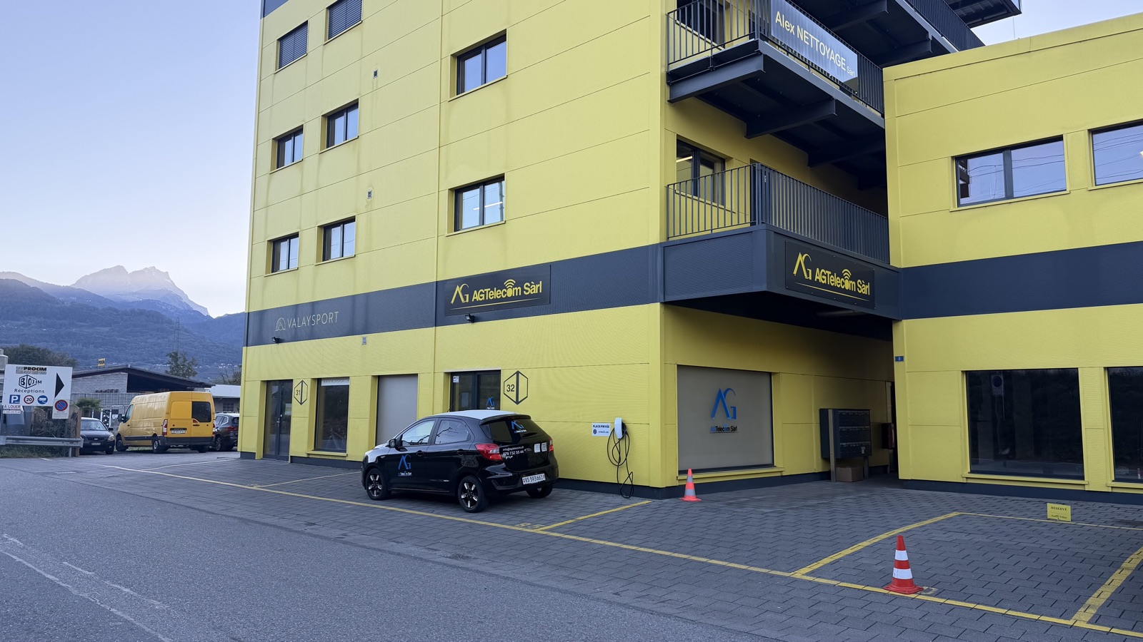 Bâtiment d’AGTelecom Sàrl à Monthey